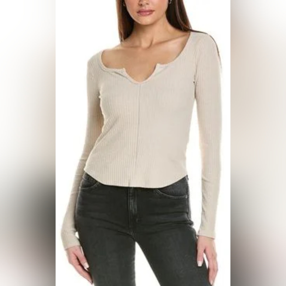 Project Social T Washed Ribbed Top - Picture 1 of 4